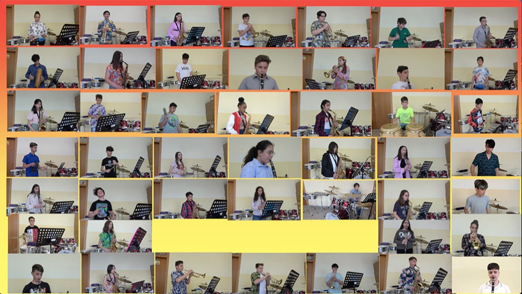 Il saluto degli alunni di Strumento musicale